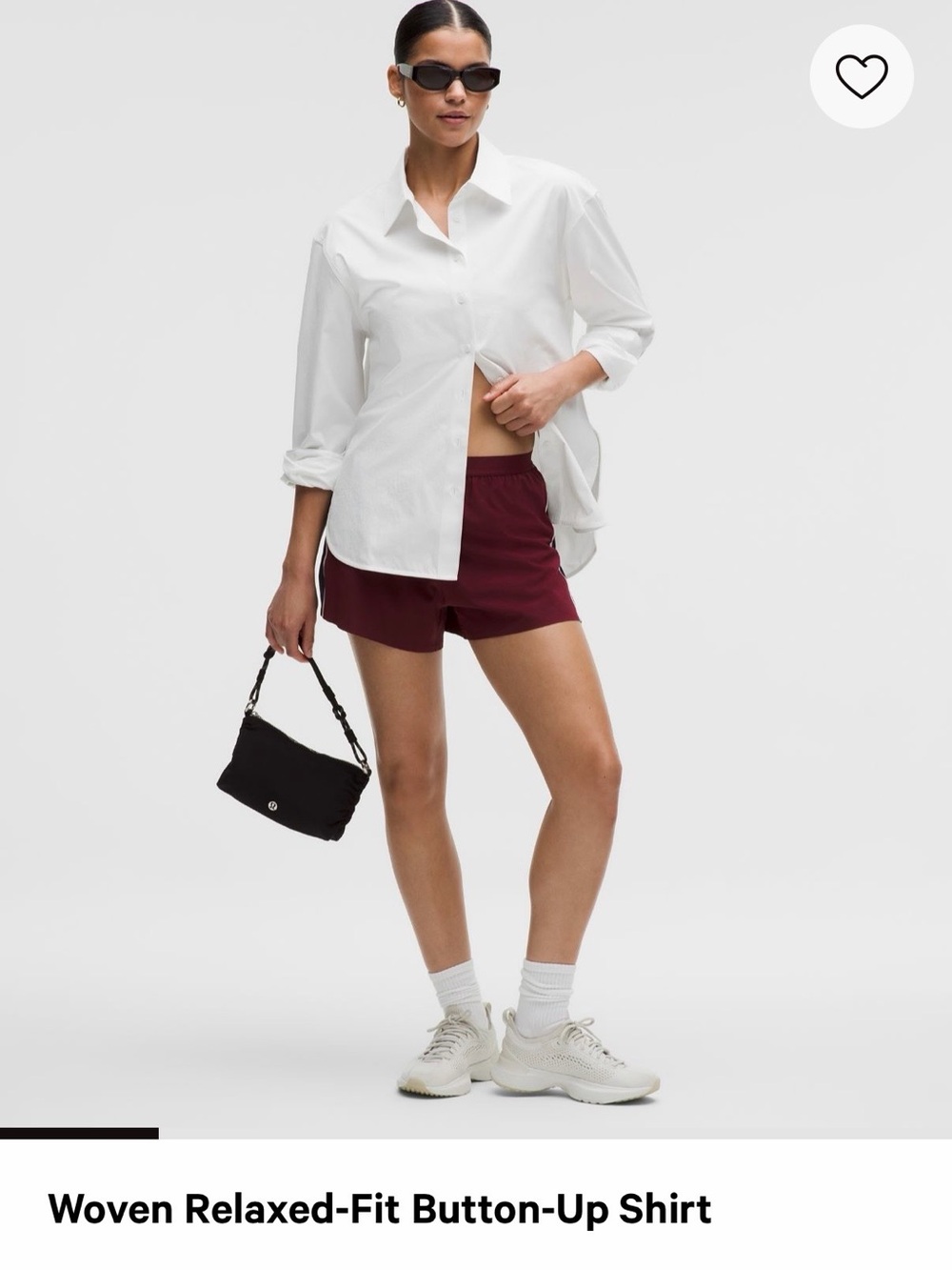 Lulu white button up
